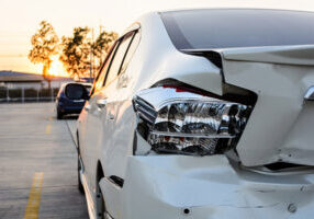 Car damaged in an accident in a no-fault state